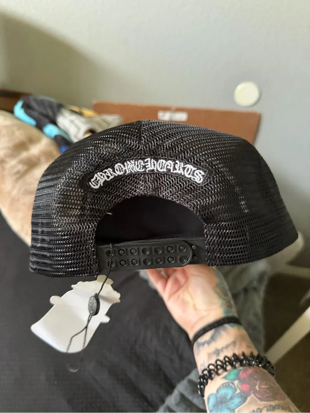 Ch black Logo Trucker Hat